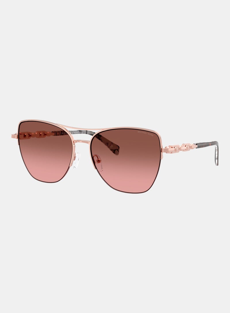 Michael Kors Semi-Rimless Square Sunglasses 1163 110811 - Image 2